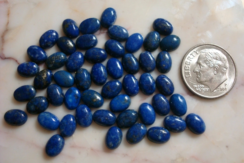 Lapis cabochon natural afghanistan lapis lazuli oval cabochons 5x7mm cb015