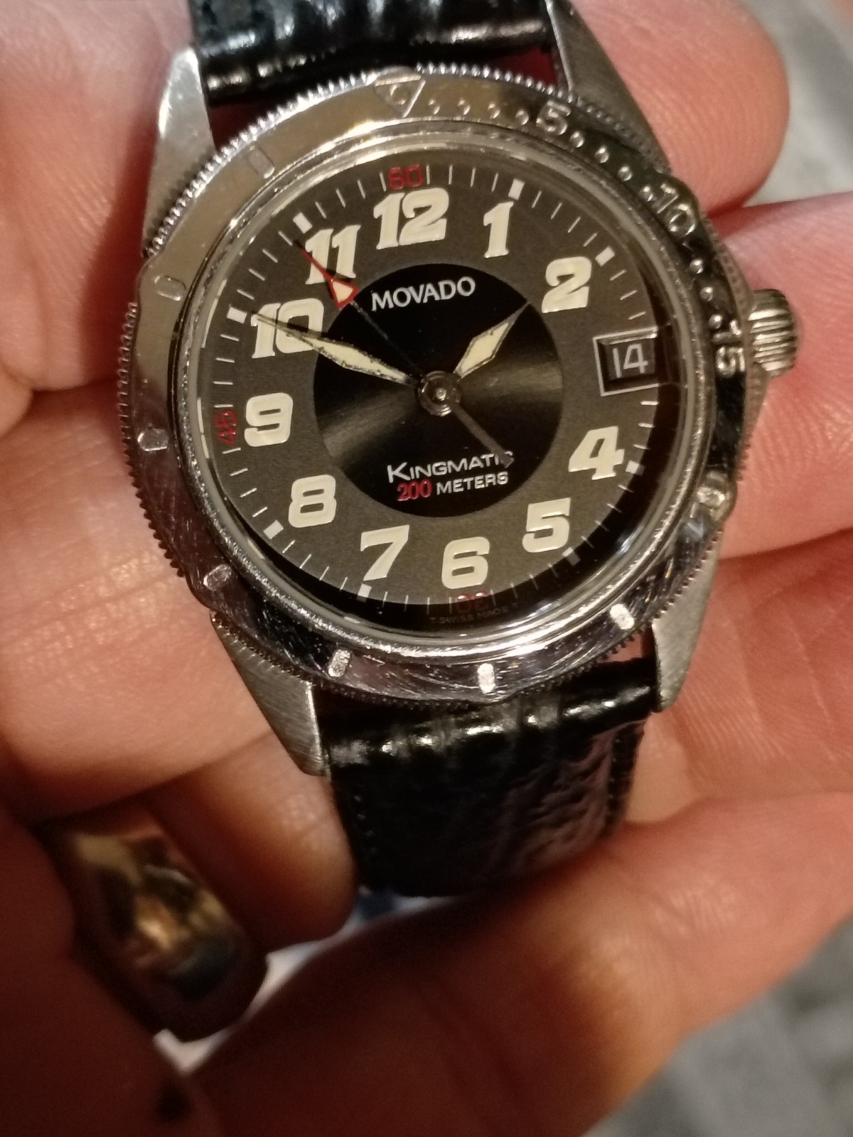 Movado Kingmatic 84-D7-867 200 Meter Diver Mid-size 33mm, Super Nice!!!