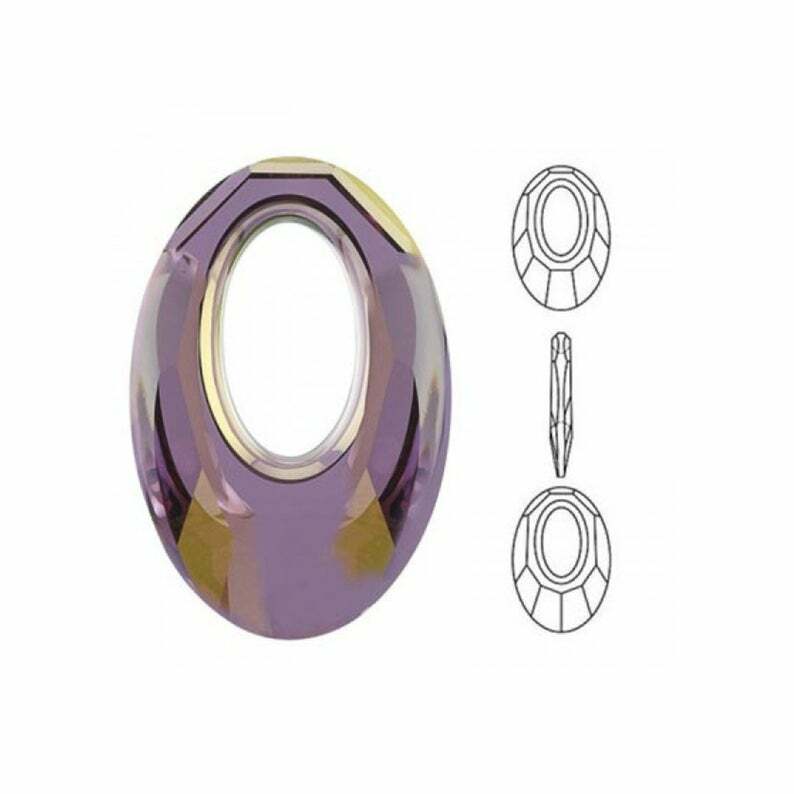 Helios pendant 6040 Swarovski crystal 40mm (10 Different Color Options)