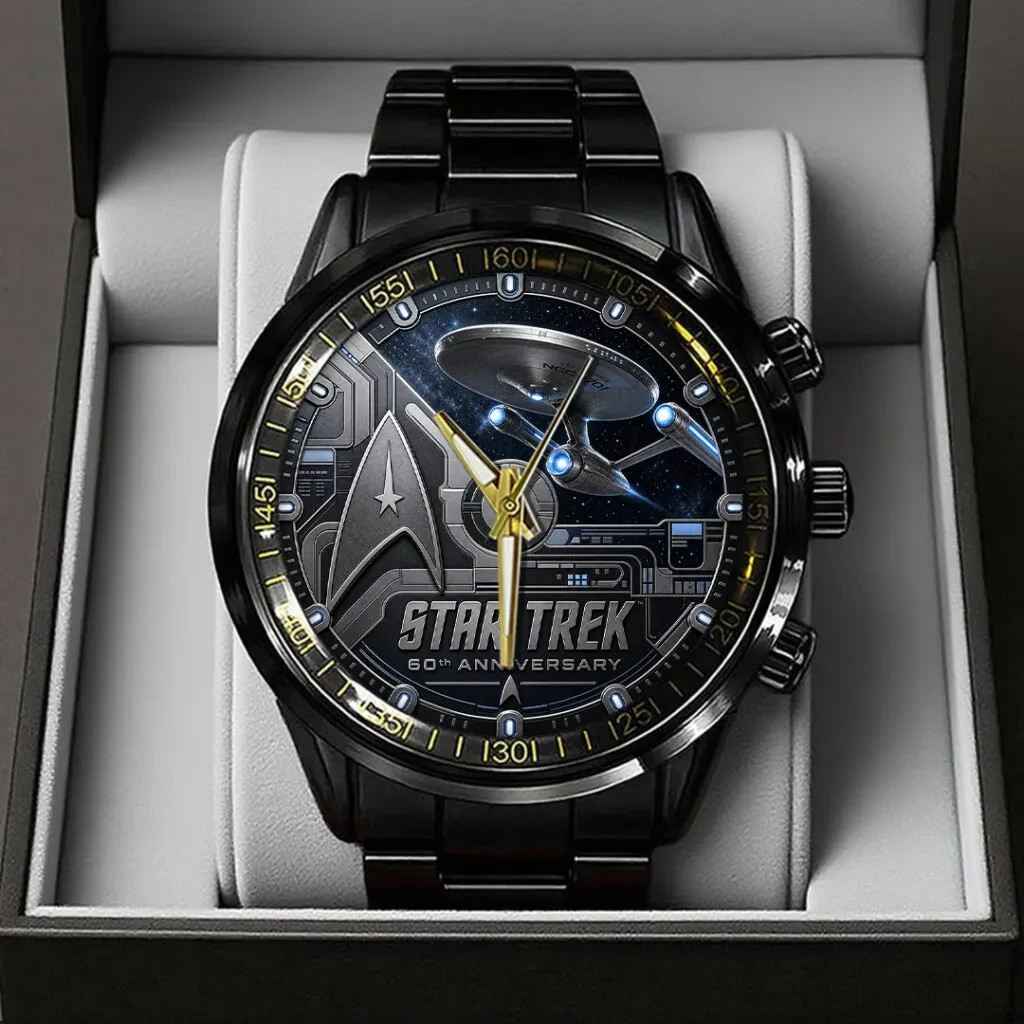 Star Trek Black Stainless Steel Watch