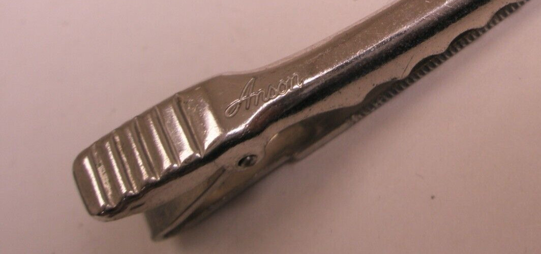Simonds Bastard Rasp File Vintage ANSON Tie Bar Clip double course tools