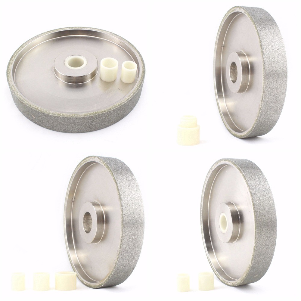 6″ inch 46-800 Grit Facing Diamond Grinding Wheel Coated Bore Size 1″ W Bushing