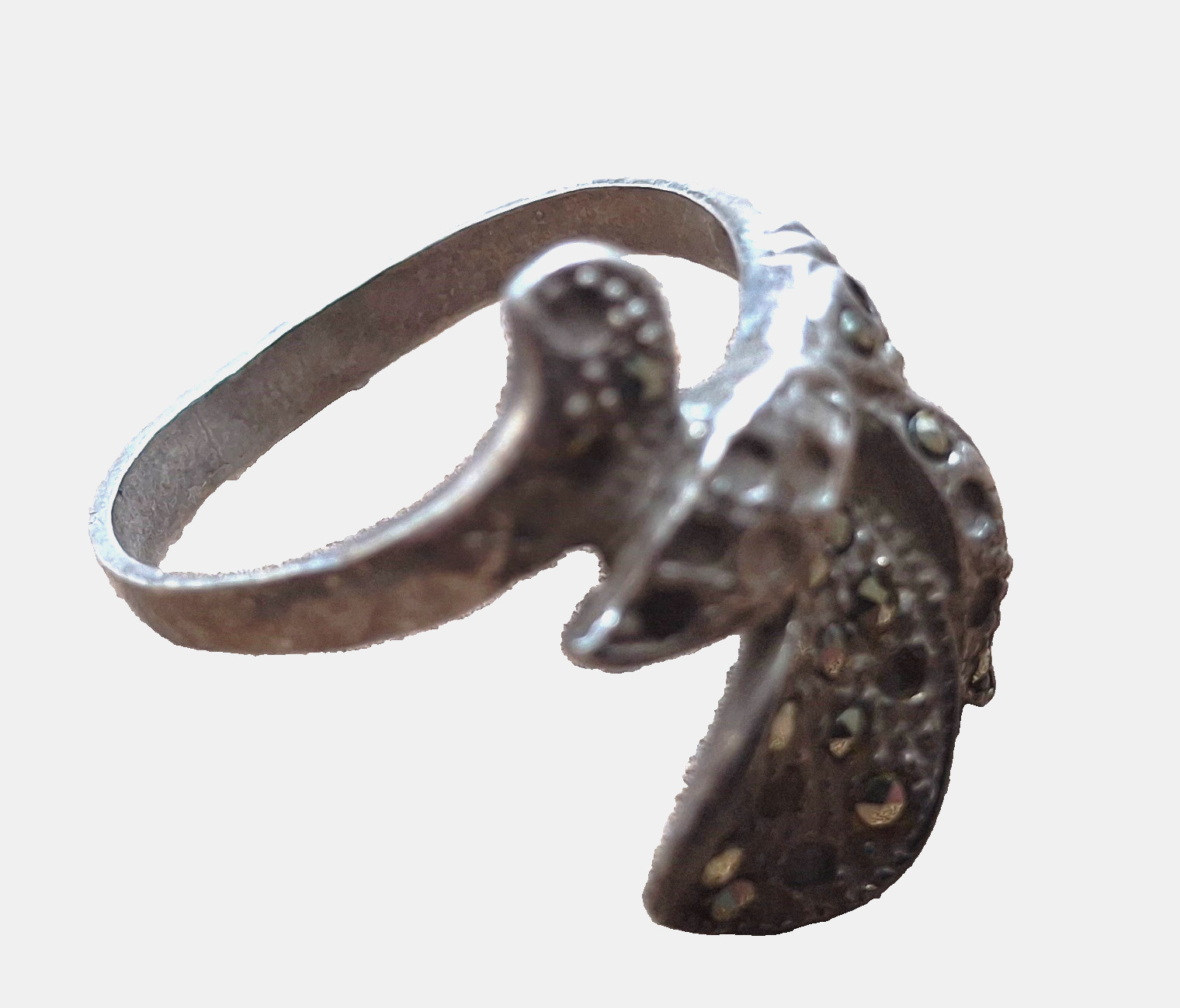 Vintage USSR RING IN STERLING SILVER 925 size 9(19)