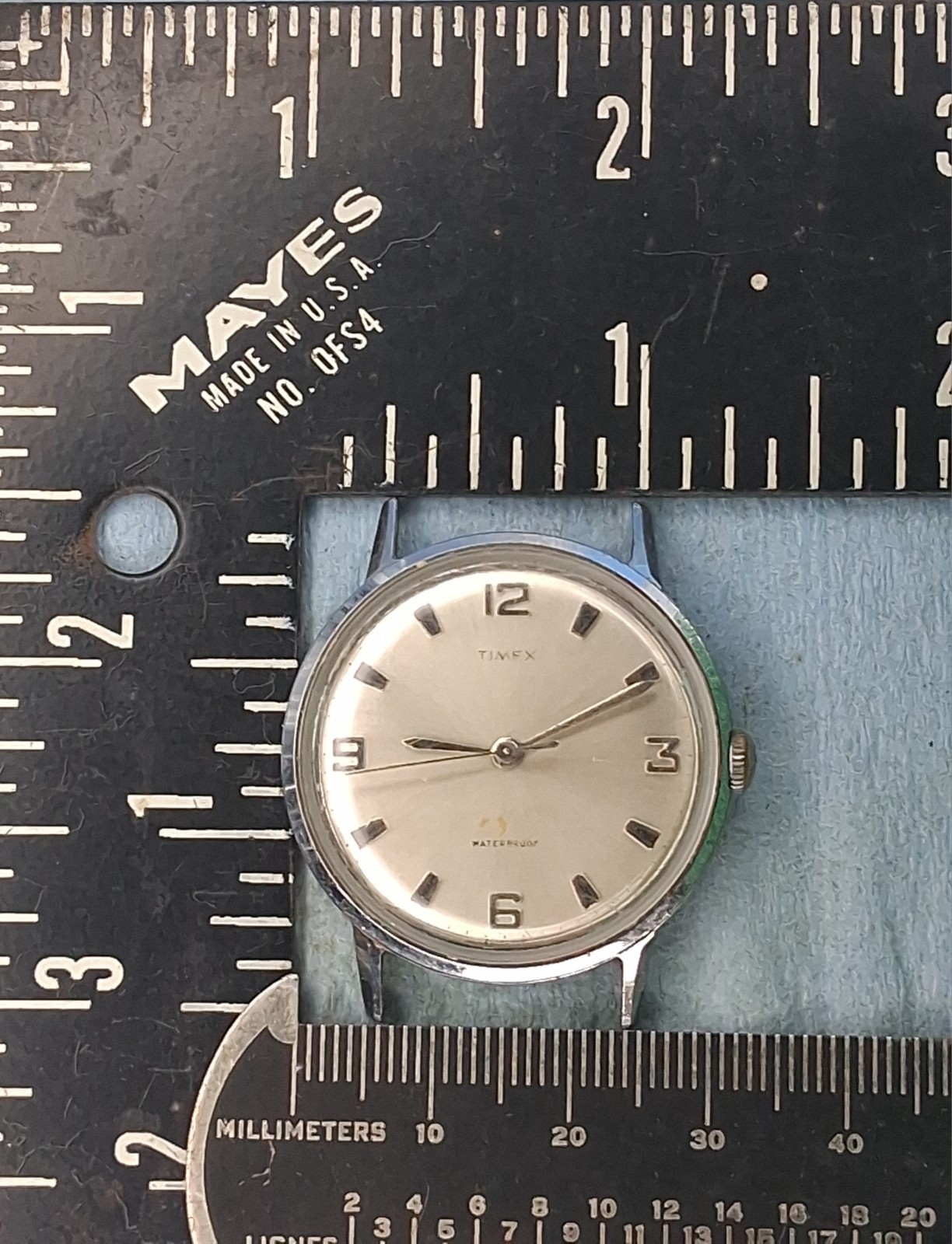 Lot W172 Mens 1968 Timex Marlin Style Manual Wind Movement Vintage Watch Parts