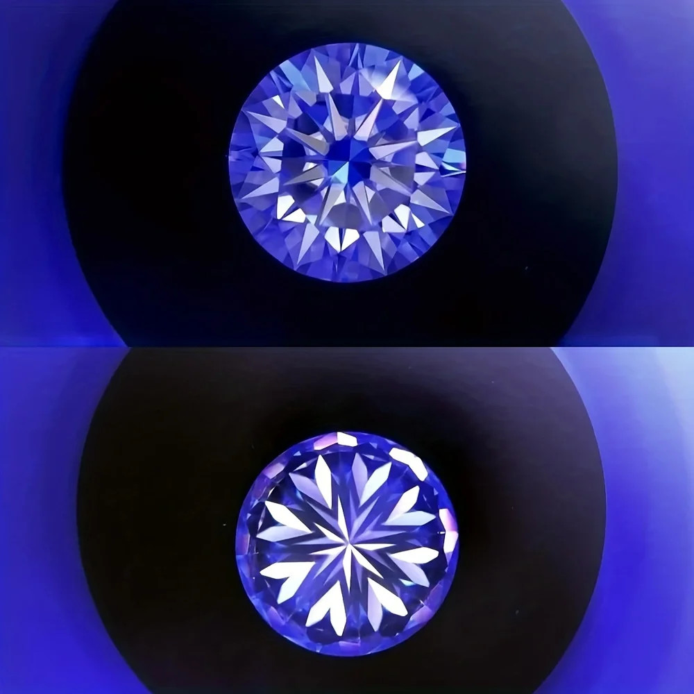 Moissanite Loose Stones 1.0ct Bag Real D Color VVS1 Excellent Premium Round Cut