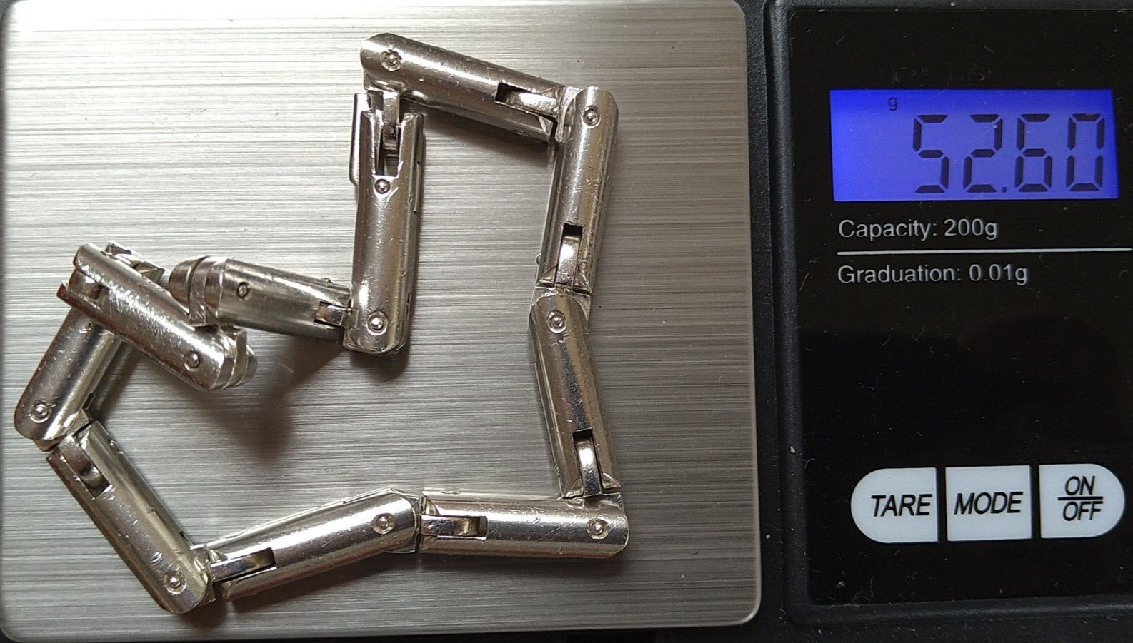 Plodowski Kinetic Brutalist Sterling Silver Engineering Architectural Bracelet