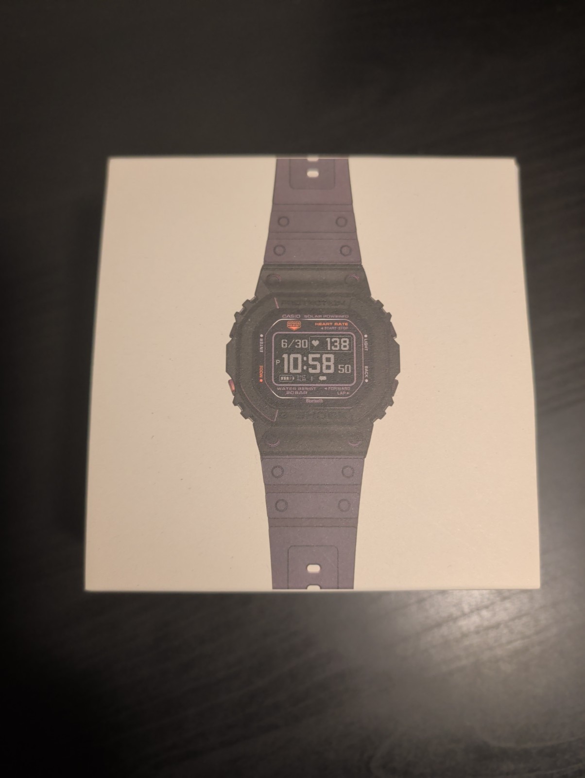 Casio DW-H5600-1CR G-Shock Black Men’s Digital Watch DWH5600 Tough Solar