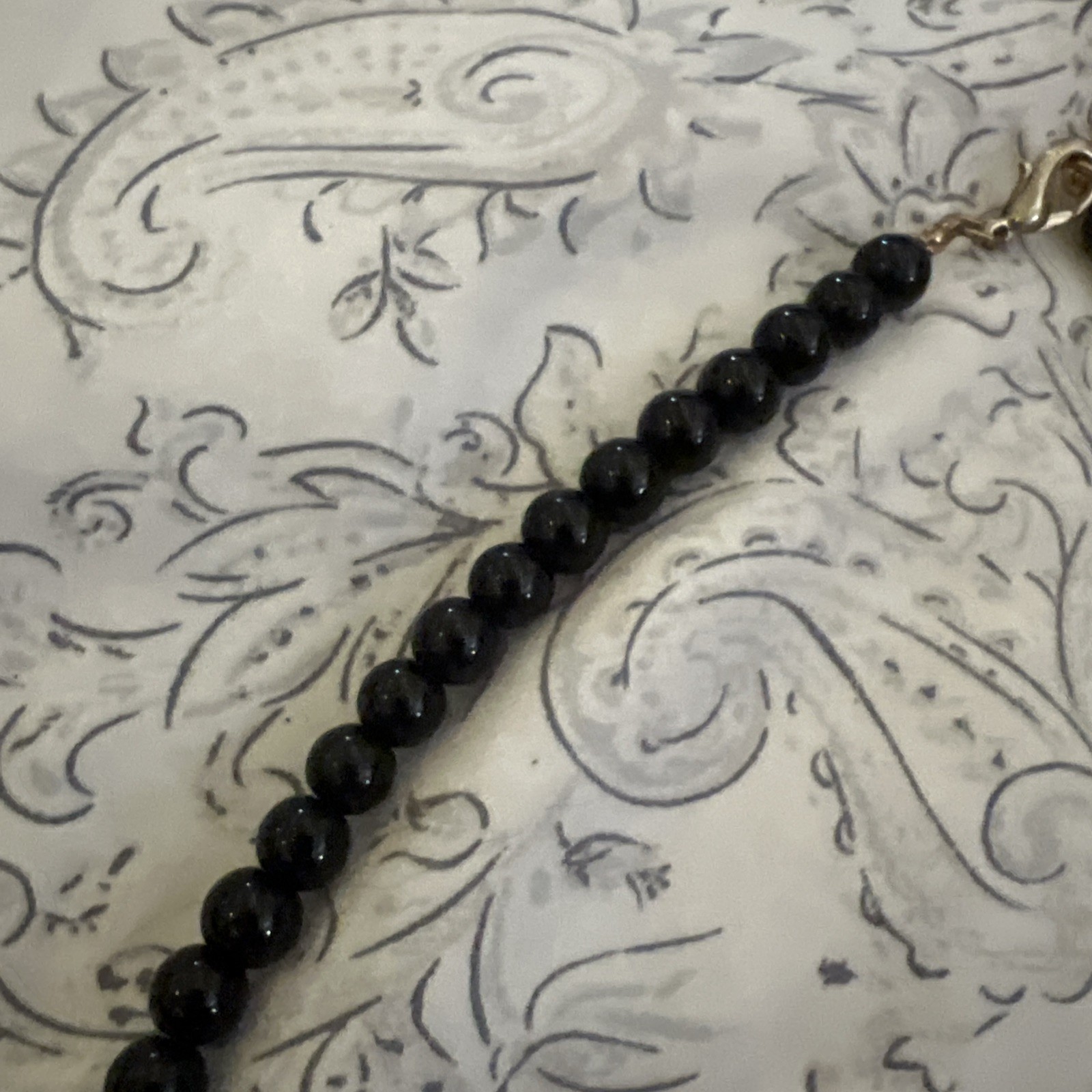 NWT Dena G MultiColored Crystal and Black Beaded Double Strand Statement Necklac