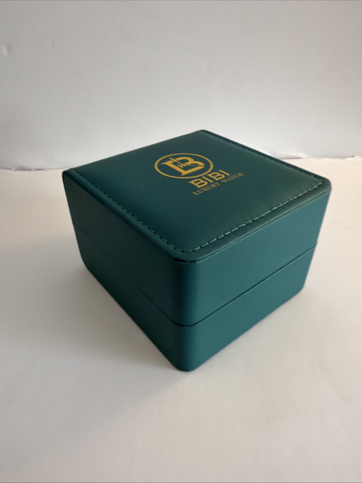 BIBI Luxury Watch Rose Gold Iced Out Cushion Silver Dial Quartz Bracelet Box