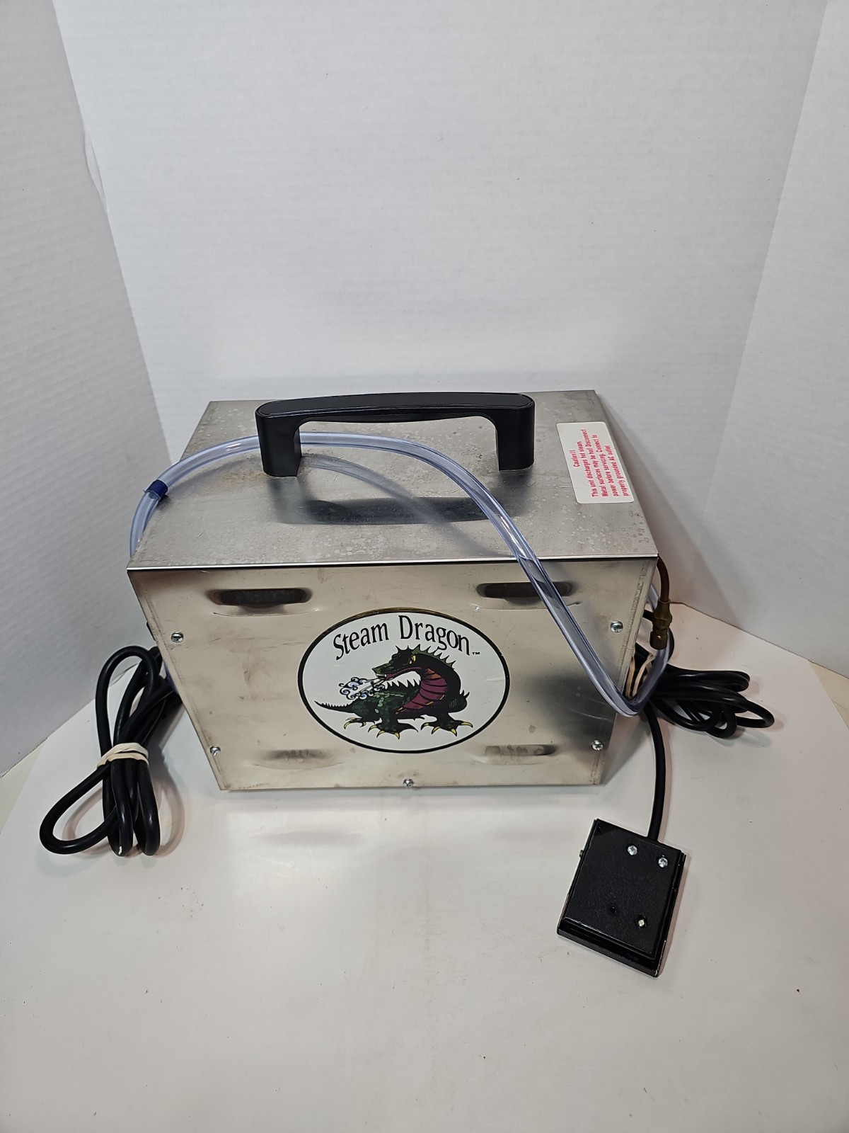 Silver Steam Dragon Portable Jewelry Cleaner Steamer Foot Pedal 90-125PSI 24.970