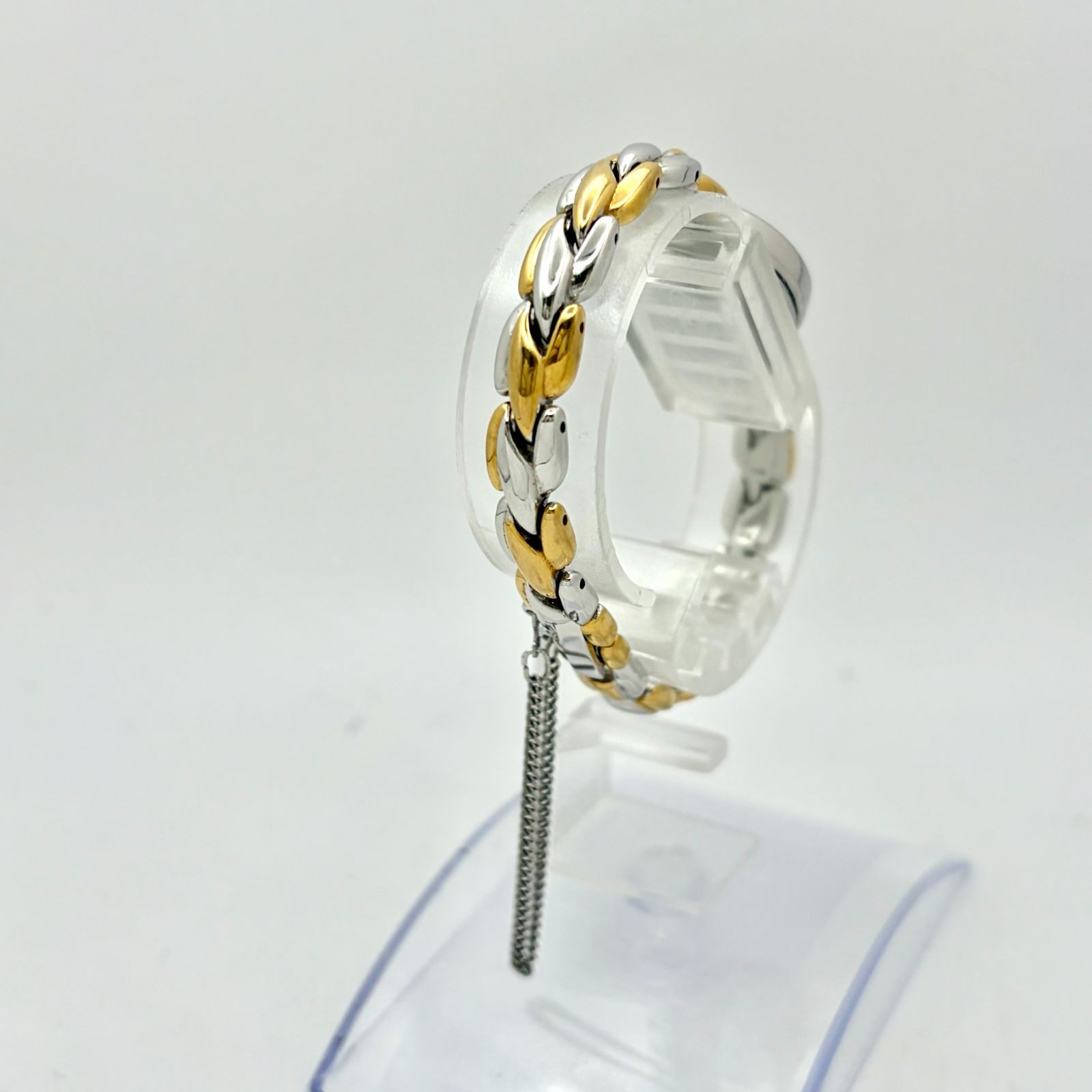 Good Condition New Battery SEIKO TISSE 1P Diamond Ladies Wristwatch Oval 1F20 50
