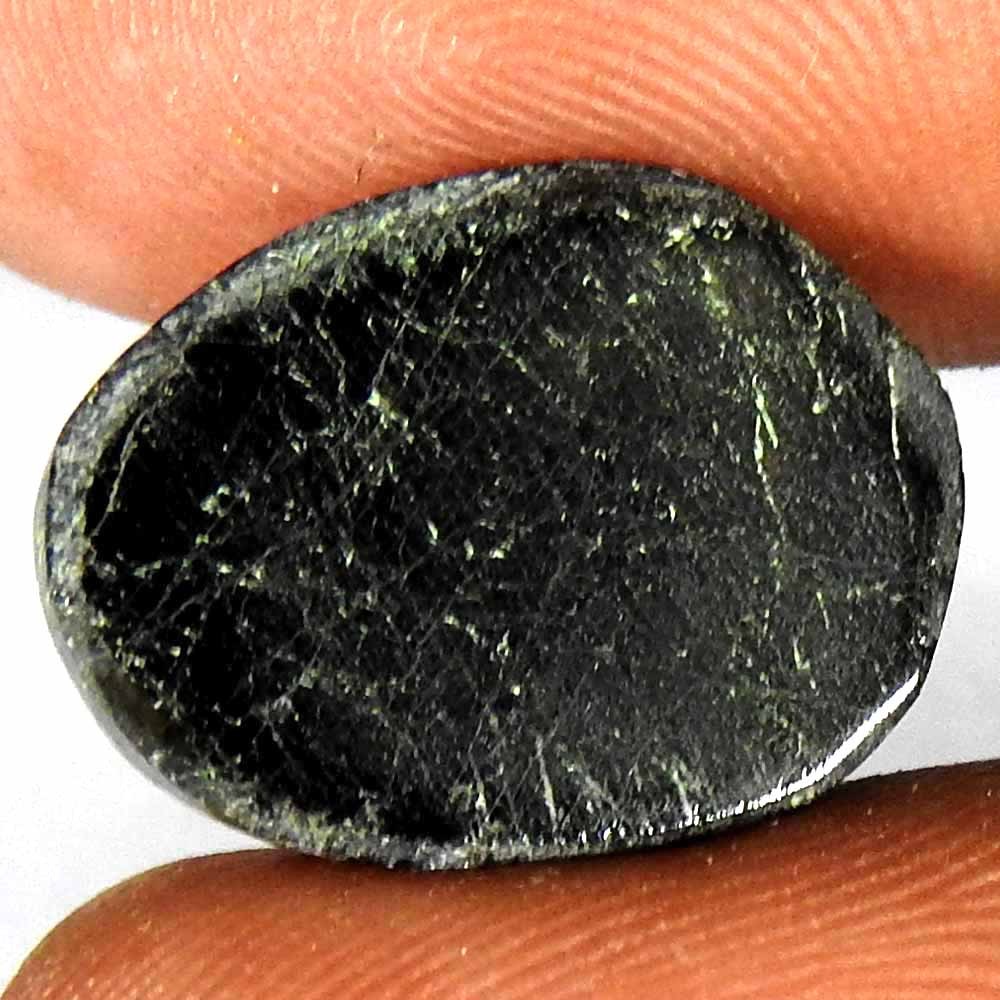 14.85 Ct Natural Blue Power Labradorite Cheker Cut Oval 17x13x6 Loose Gemstone