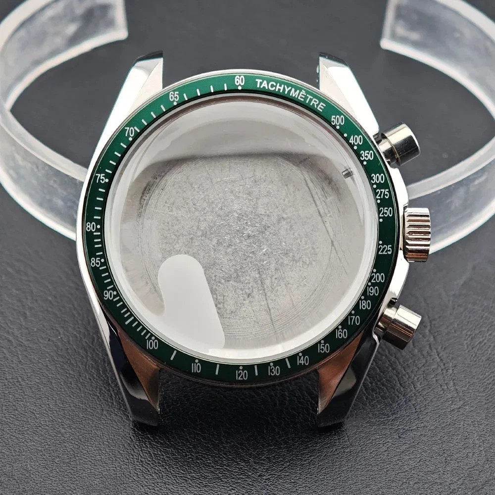 39.7Mm Men’S Watches Metal Case FIT VK63 Movement Case Watch Accessories Watch