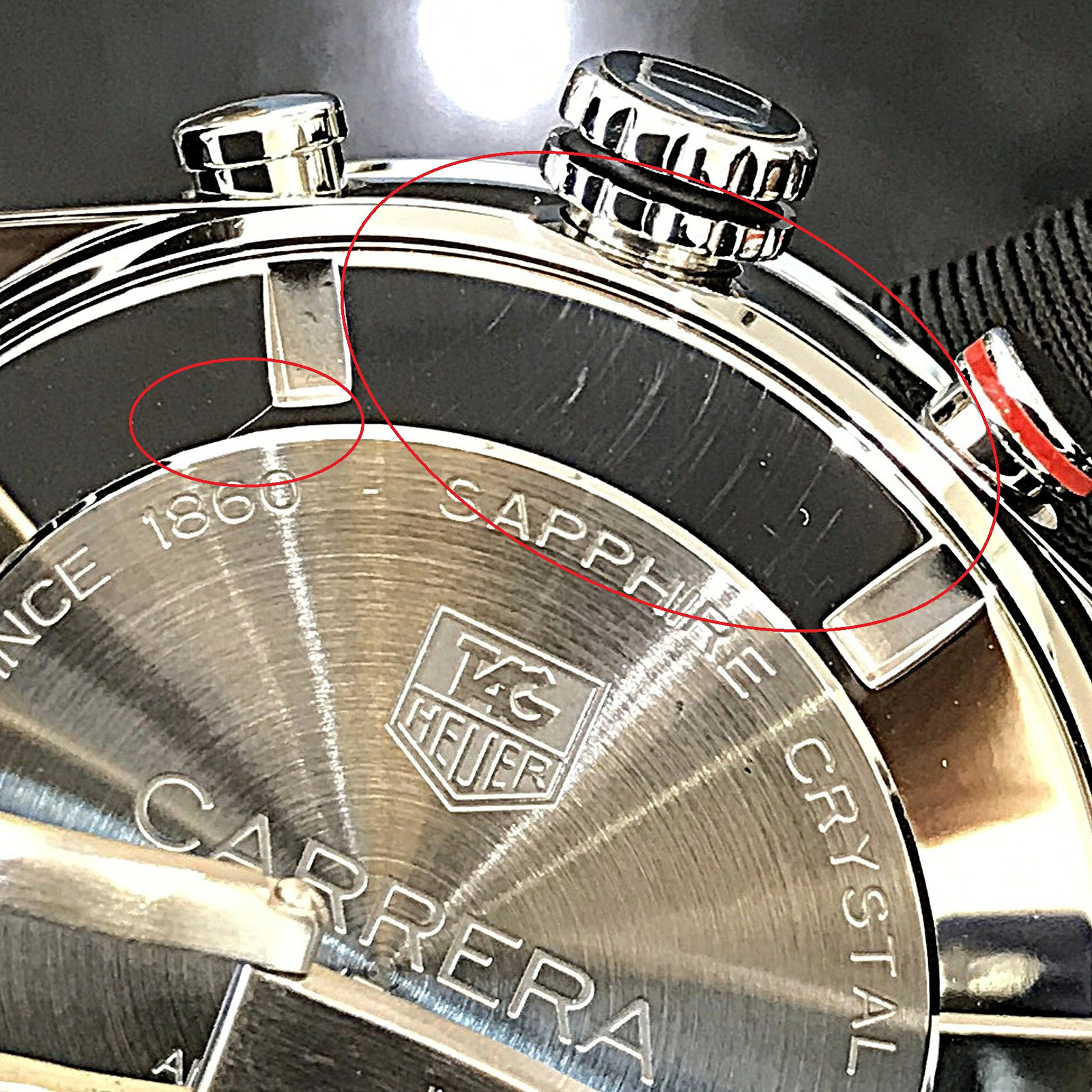 Used TAG HEUER CV7A12.BA0795 Carrera Caliber S date chronograph 43mm Men