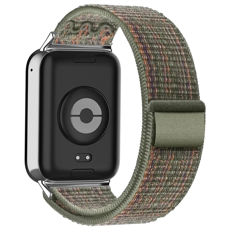 Weave Nylon Wristband Strap for Xiaomi MiBand 8 9 Pro Red Mi Watch 4 Fabric Band