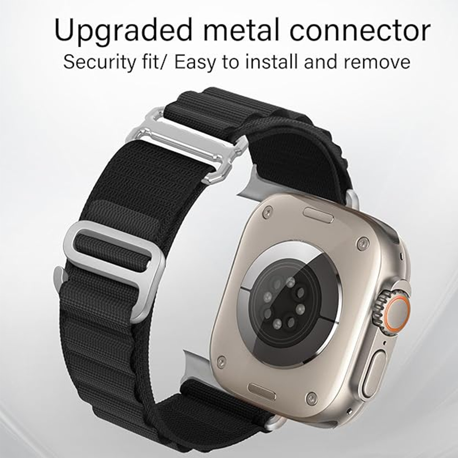 Nylon Trail Loop Watch Band Strap For Apple Watch Ultra 2 9/8/7/6/SE 44/45/49mm
