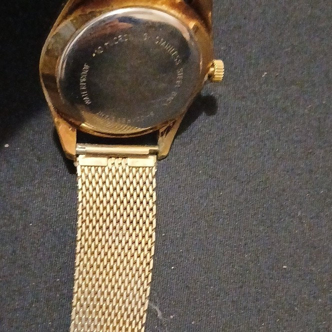 Helbros Selfwinding Men’s Auto Day/Date Gold Tone 10k GF Working Order