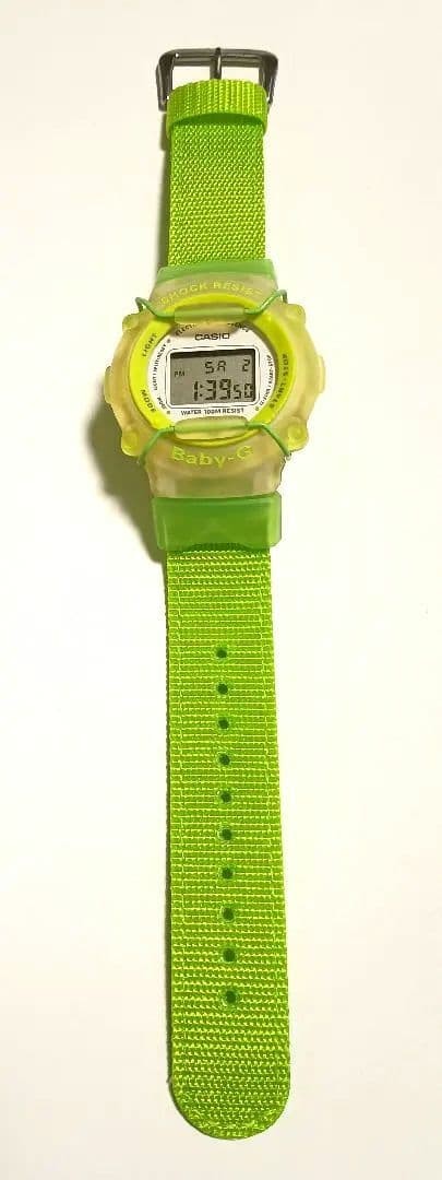 Rare Item CASIO Baby G BG 301 (Lime Green)