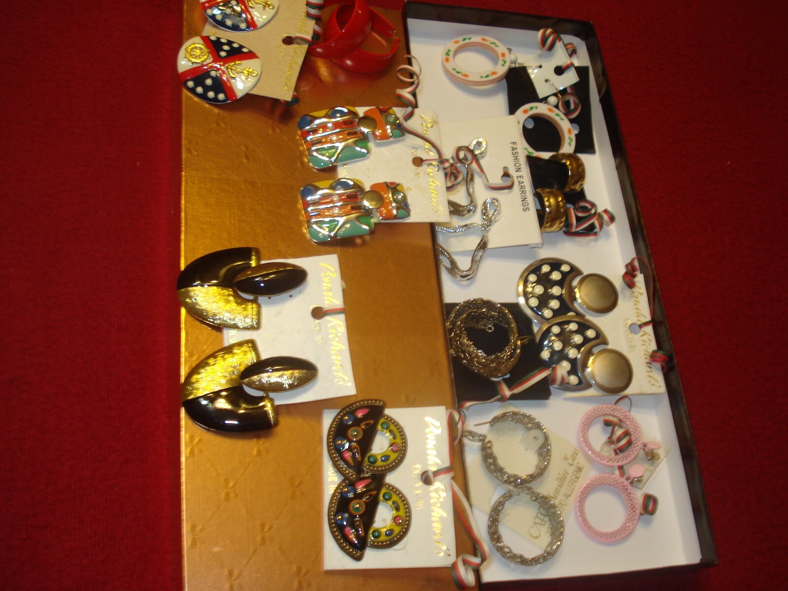 Lot of 12 Pierced Earrings ALL NEW 5 Donald Richards High Price