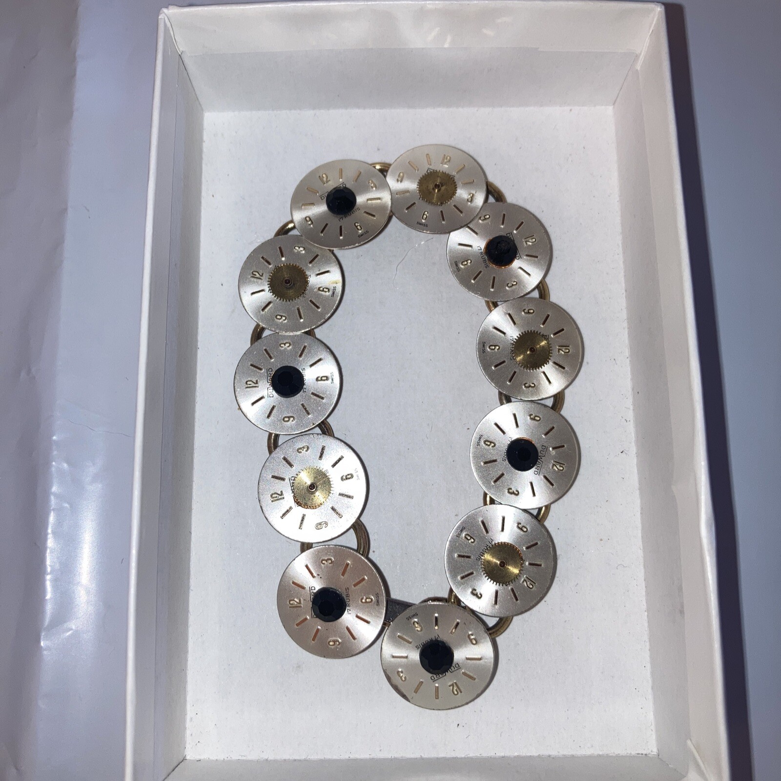 Vintage Steampunk Elgin/Duward Upcycled Watch Demi-Parure Set