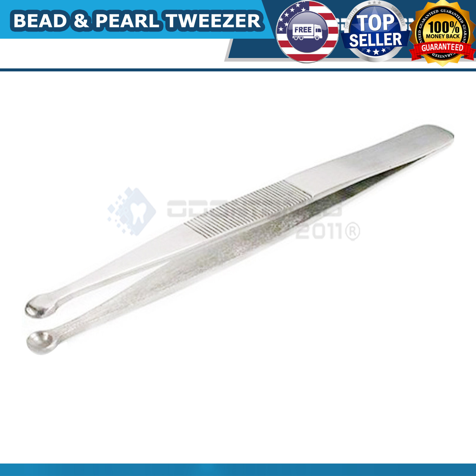 2 PROFESSIONAL JEWELRY BEAD AND PEARL HANDLING TWEEZER / CUP BEADING TWEEZER ODM