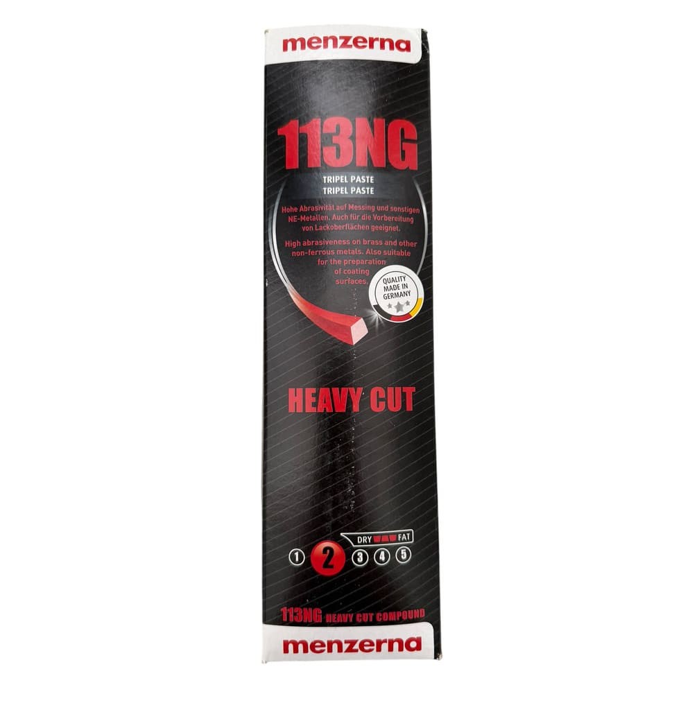 Menzerna 113 GZ, polishing paste for copper, aluminum, brass, plastic, 1.1 kg