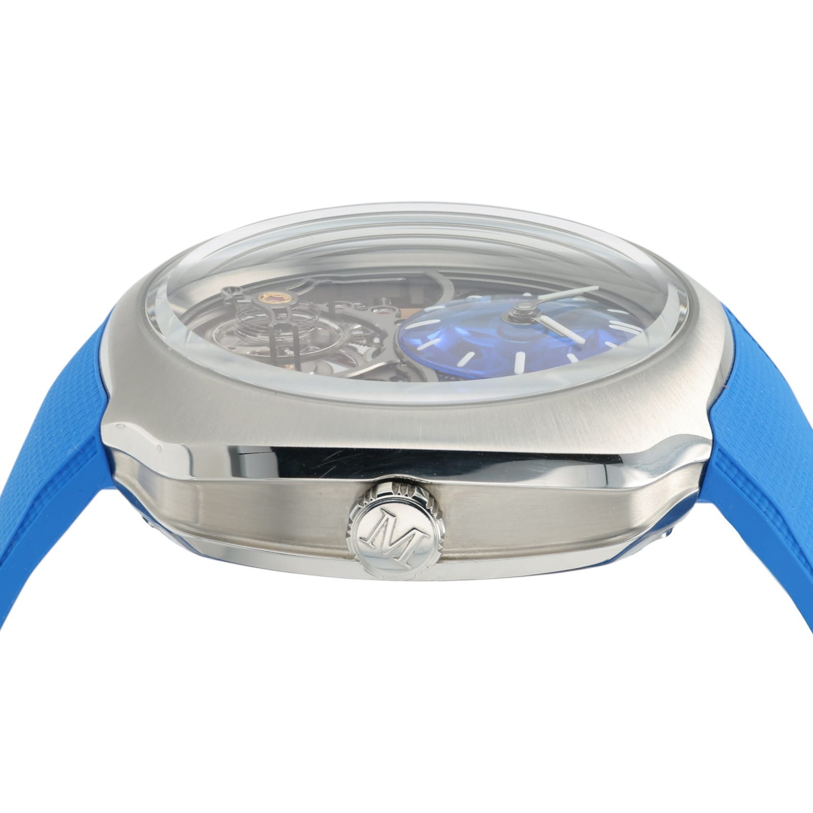 H. Moser & CIE Streamliner Alpine Skeleton Dial Steel 42mm Automatic 6811-1200