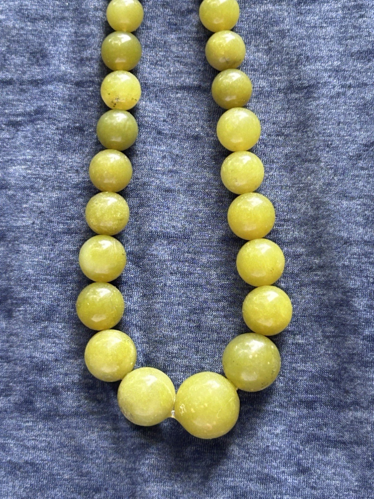 Jay King Mine Finds Chinese Olive green jade necklace vintage 925