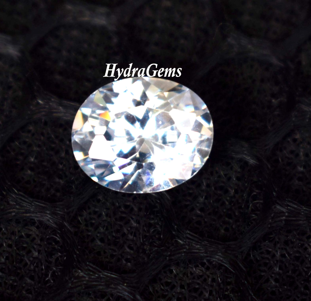 5.80 Ct Apx. Natural White Sapphire Oval Cut Loose Gemstone for Jewelry Making