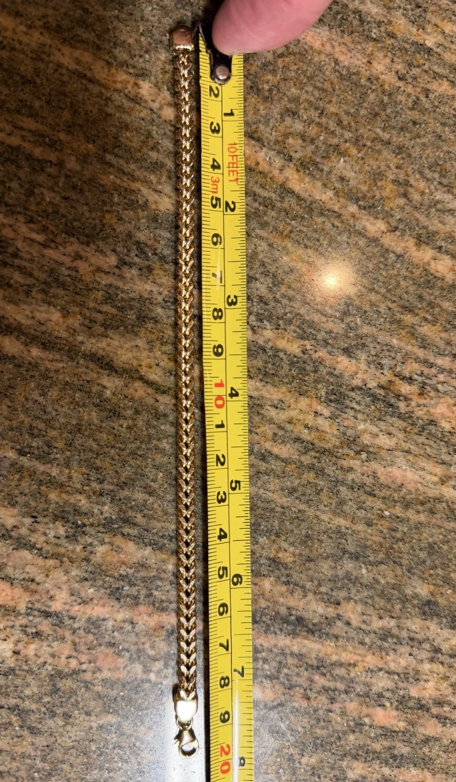 14k Gold Franco Bracelet 4.9mm / 8in