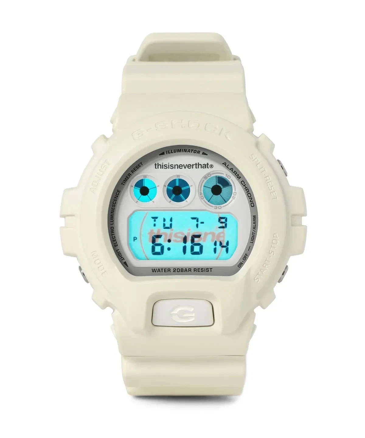 NWT Casio G-Shock x Thisisneverthat DW-6900TNT24-7DF Ivory 100% Authentic