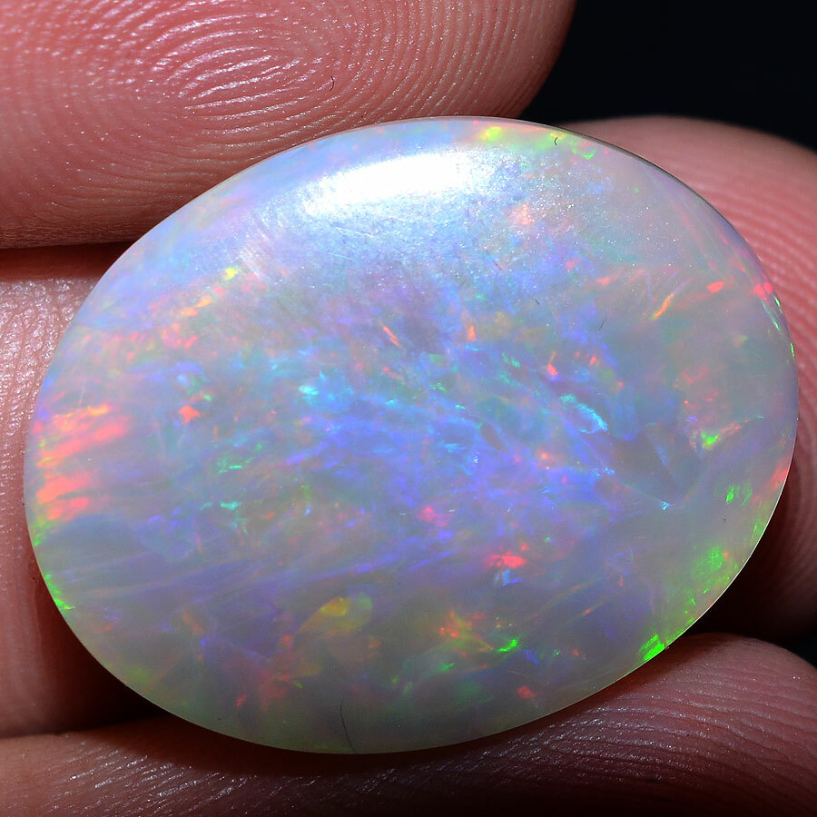 13.50 Cts AAA+ Huge Natural Ethiopian Opal GTL Certified Play of Colors Gemstone