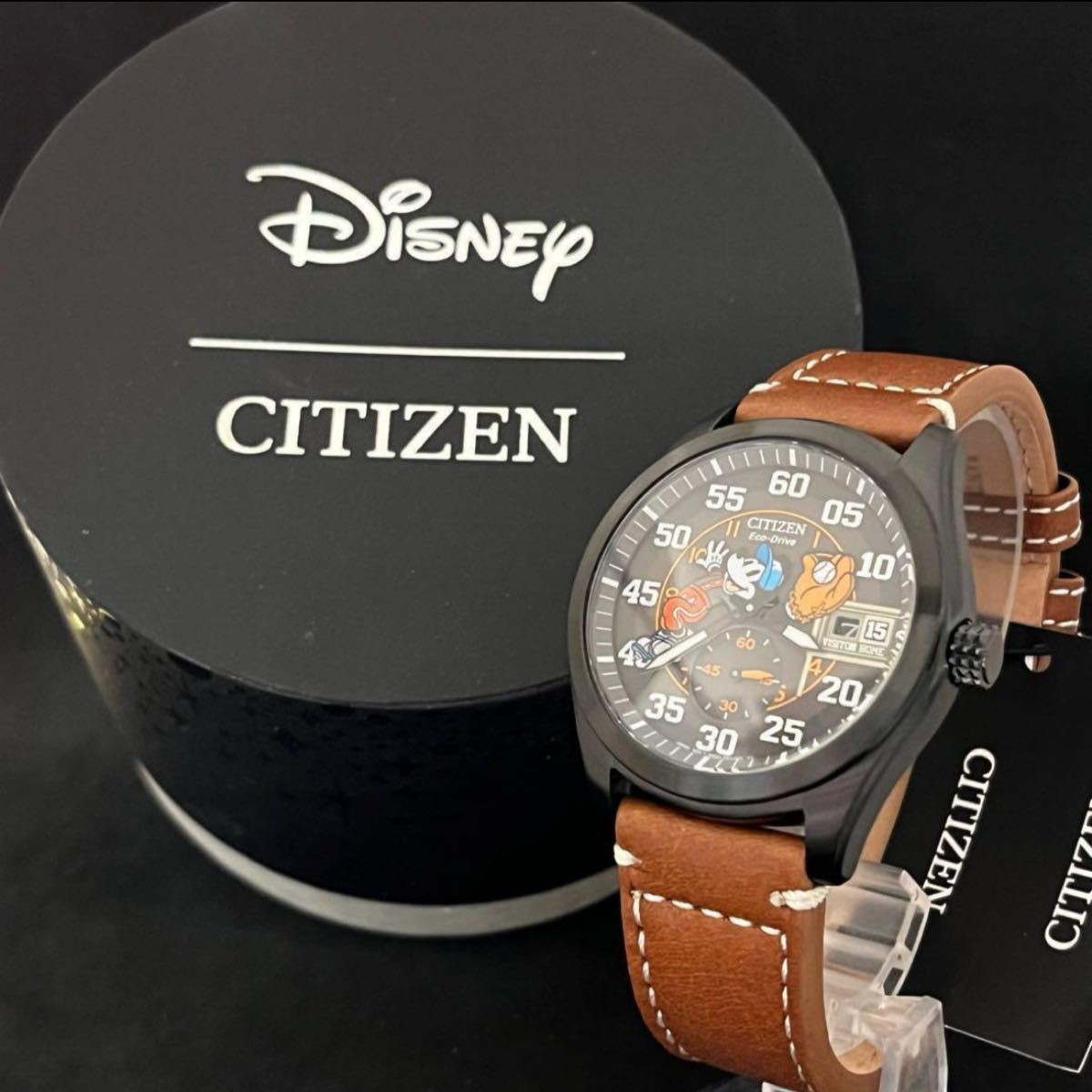 [B1P] Citizen Disney Mickey Mouse Baseball Model Quartz Mens Watch [k3p]