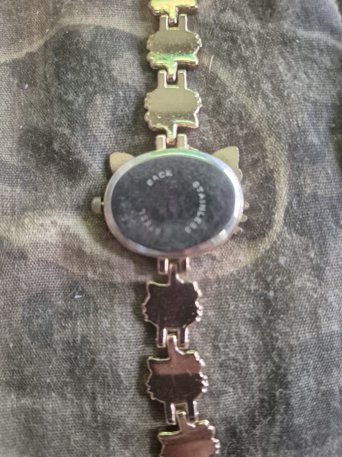 Hello Kitty 878L Women’s Quartz Analog Silver Metal Bracelet Watch Lot of 2