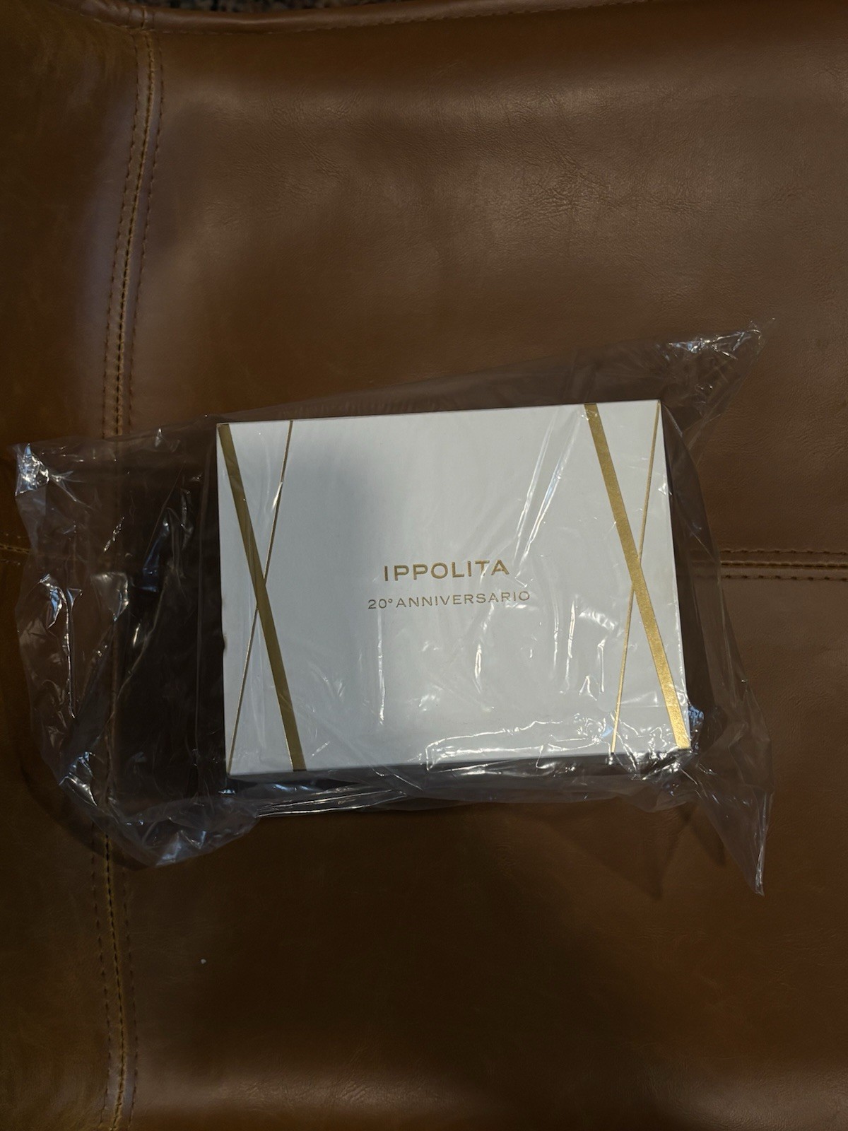IPPOLITA Black Lined Double Sided Jewelry Gift Box w/ Drawstring Pouch –