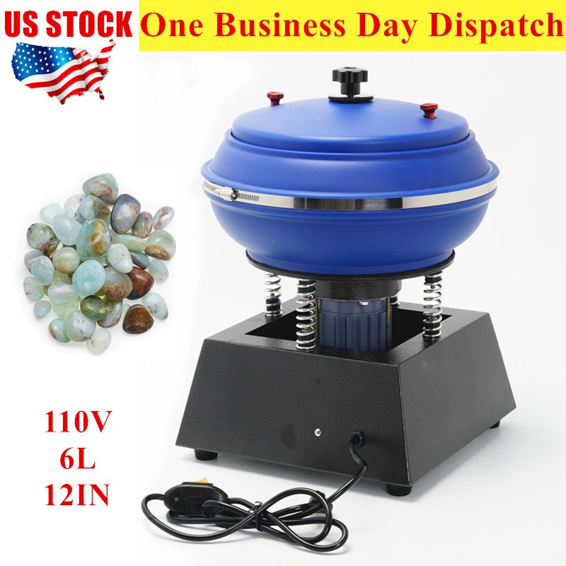 Vibrating Polish Barrel Jade Stone Agate Hardware Jewelry Grinding Machine 110V