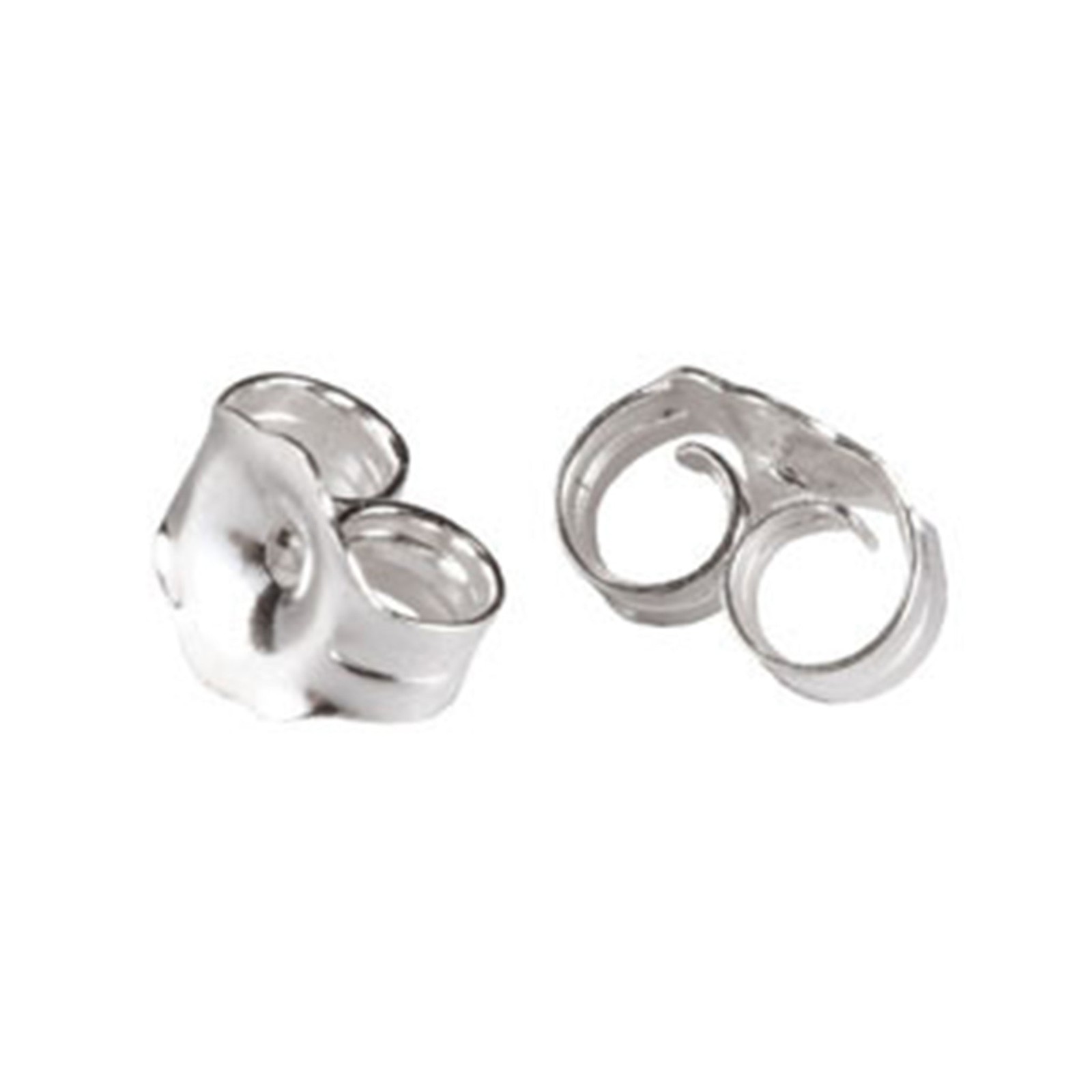 Ear Nuts-Ear Backs in Sterling Silver 4.5×0.25mm Thick