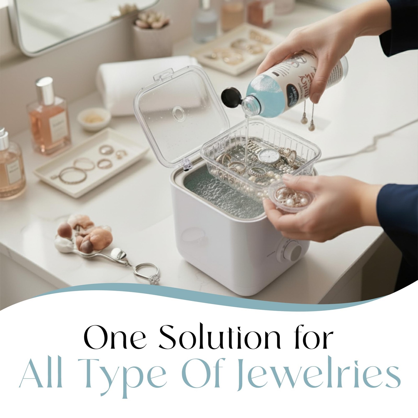 Ultrasonic Jewelry Cleaner Concentrate – Gentle Solution for Diamonds, Gold, …