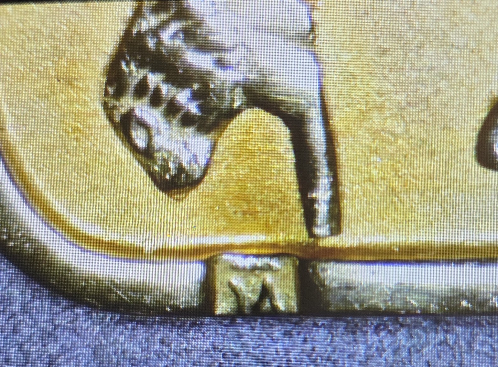 Authentic Solid 18KT YG Egyptian Cartouche Hieroglyphs Pendant Egypt 5.44 G