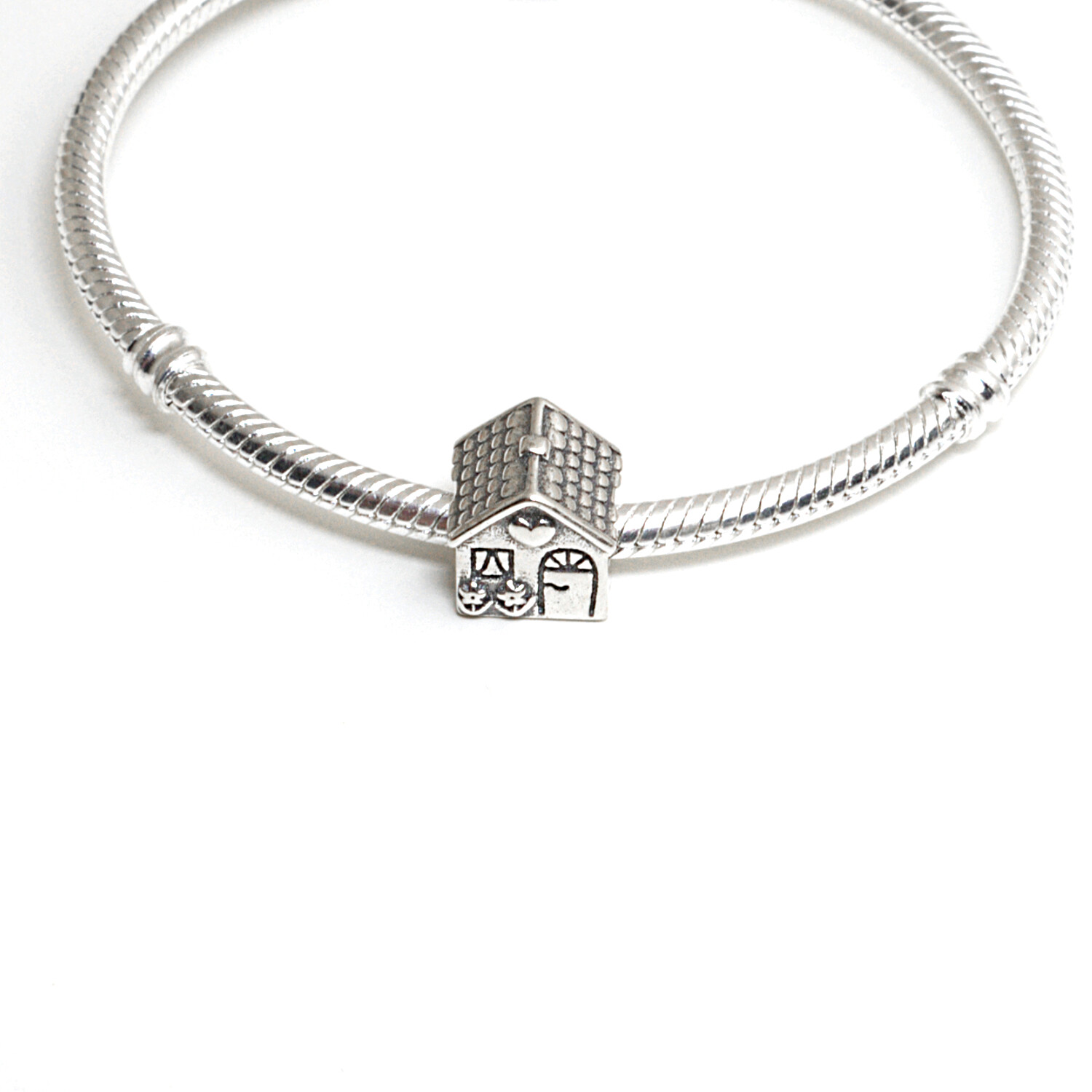 MariaFonte Bead 925 Sterling Silver Home Charm Compatible