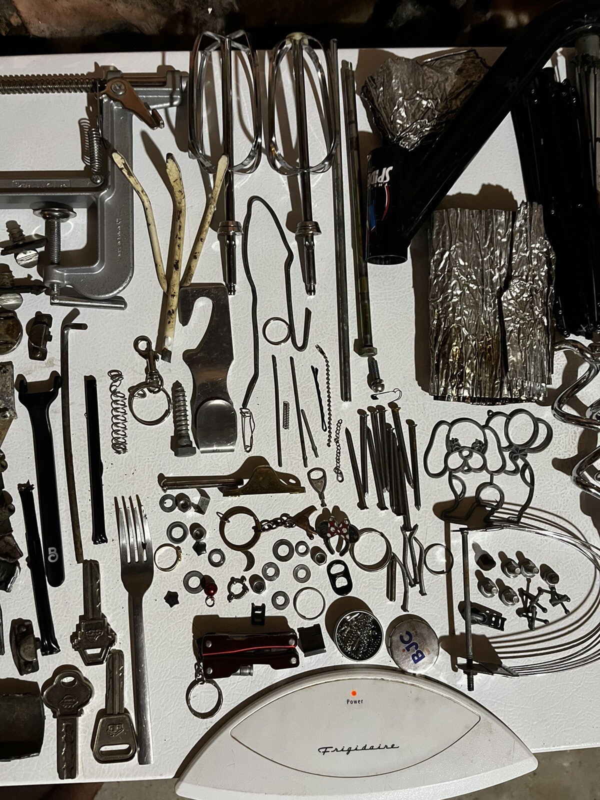 Lot of Scrap Metal – Over 12 Pounds – Assorted Types of Metal and Pieces