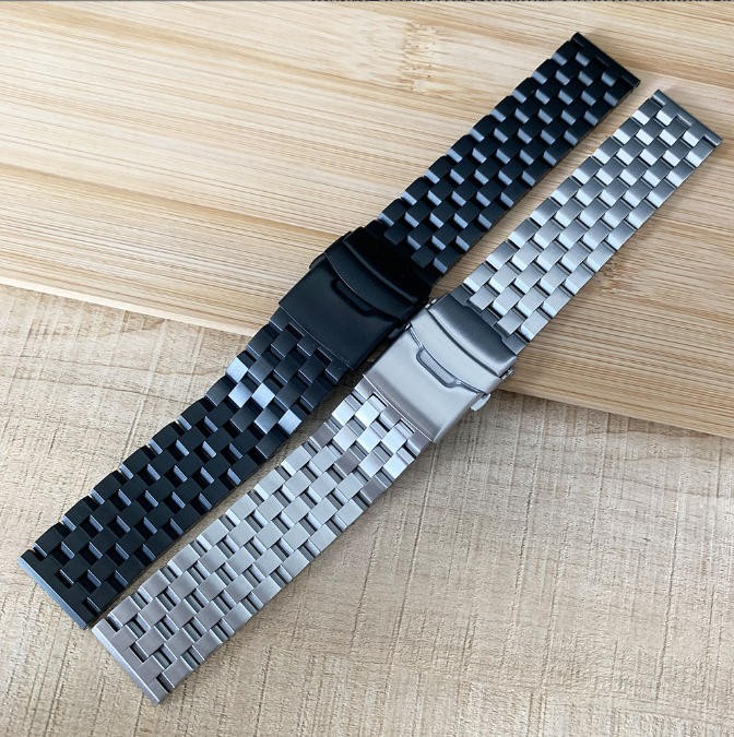 Solid Frosted Stainless Steel Watch Band Strap Mens 18 20 22 24 26mm for Panerai