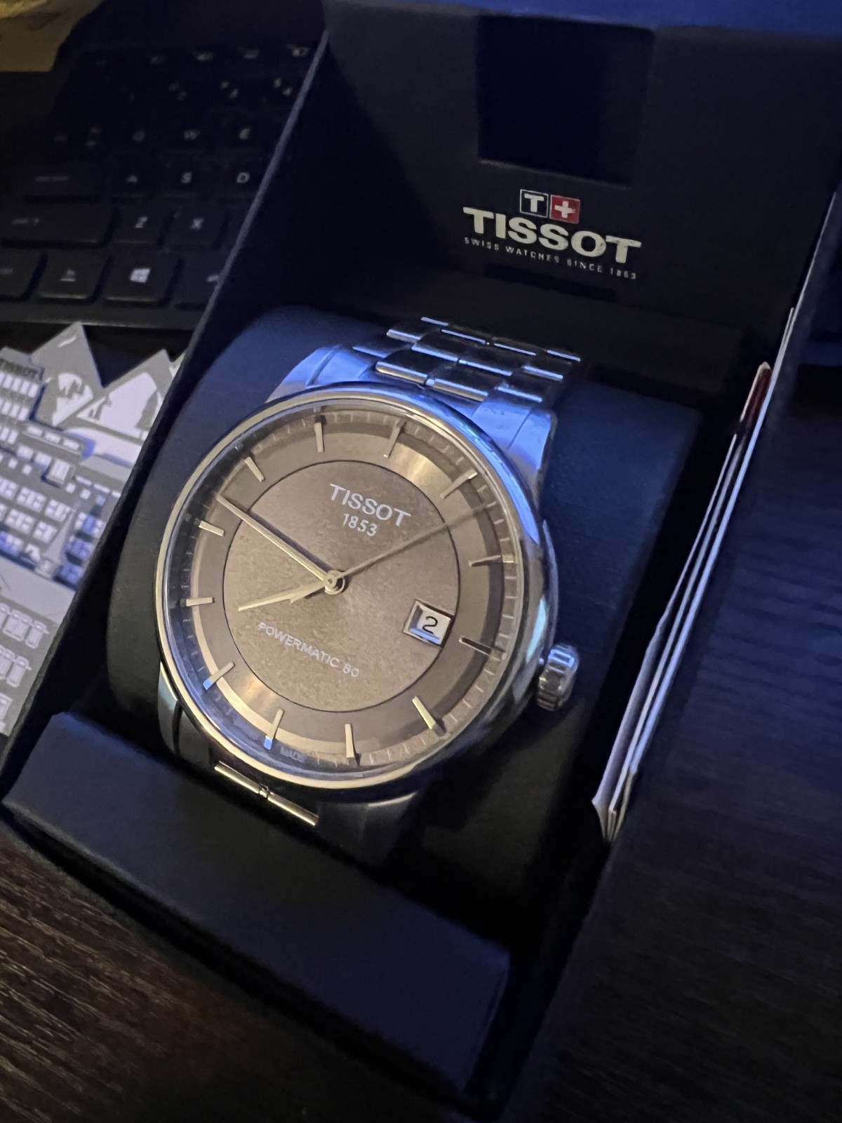 RARE – Tissot Powermatic 80 / T086.407.1.001 – Anthracite
