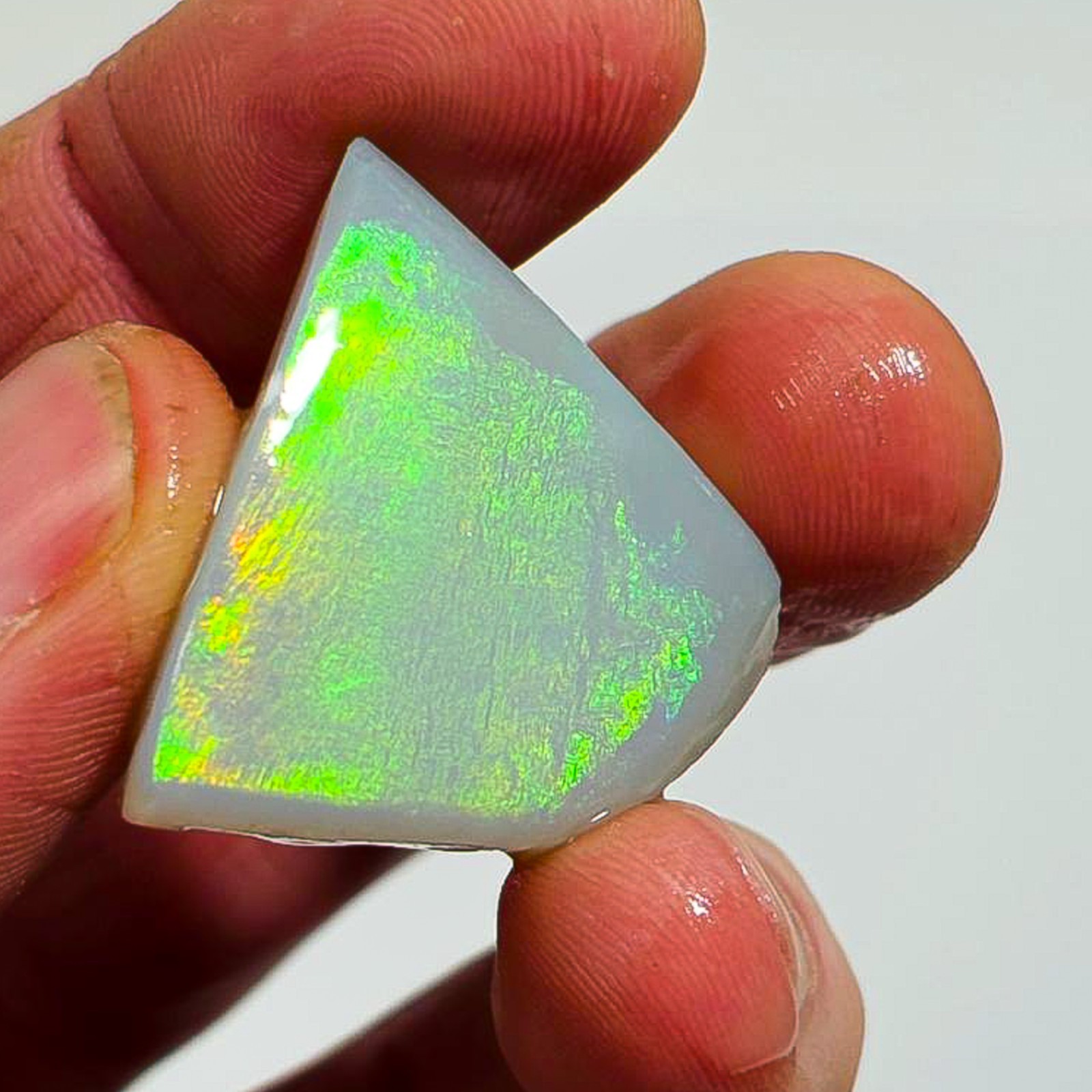 38.20 carat Lightning Ridge Opal dark base Rub Australian Rough OPL270 Opal UK