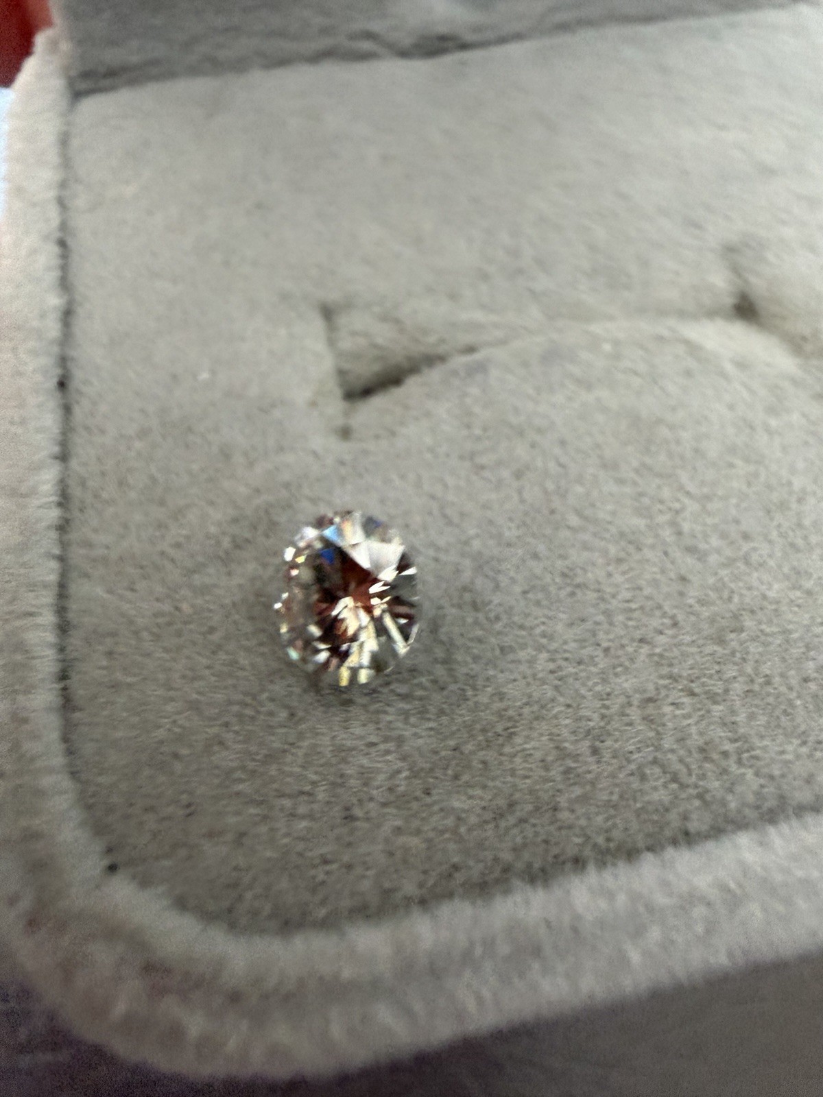 6 MM Round Cut VVS1 Moissanite Loose Stone Best For The Ring or Gift