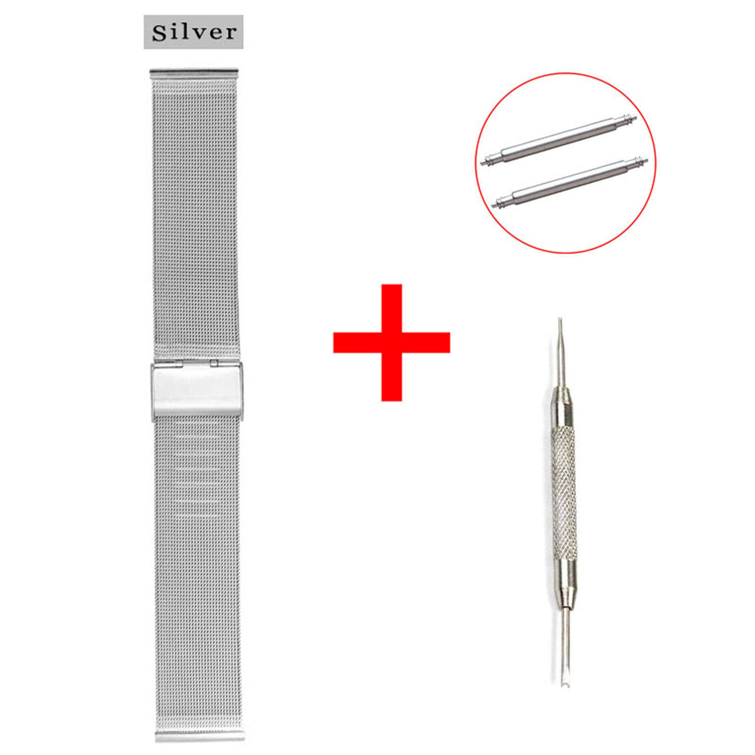 22mm Stainless Steel Mesh Watch Band For Samsung Galaxy Watch 46mm Gear S3 Strap