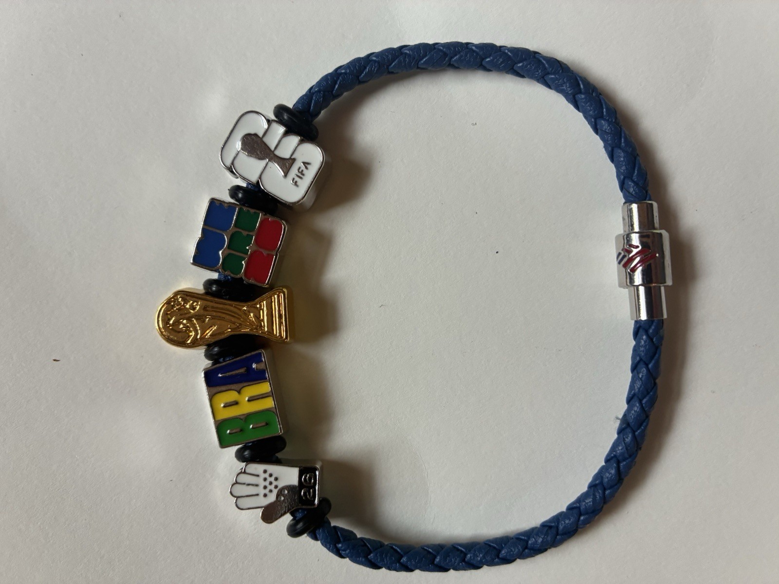 BofA FIFA Brazil red, black, and blue large 9 1/2”and small 7 1/2”. 15 in stock