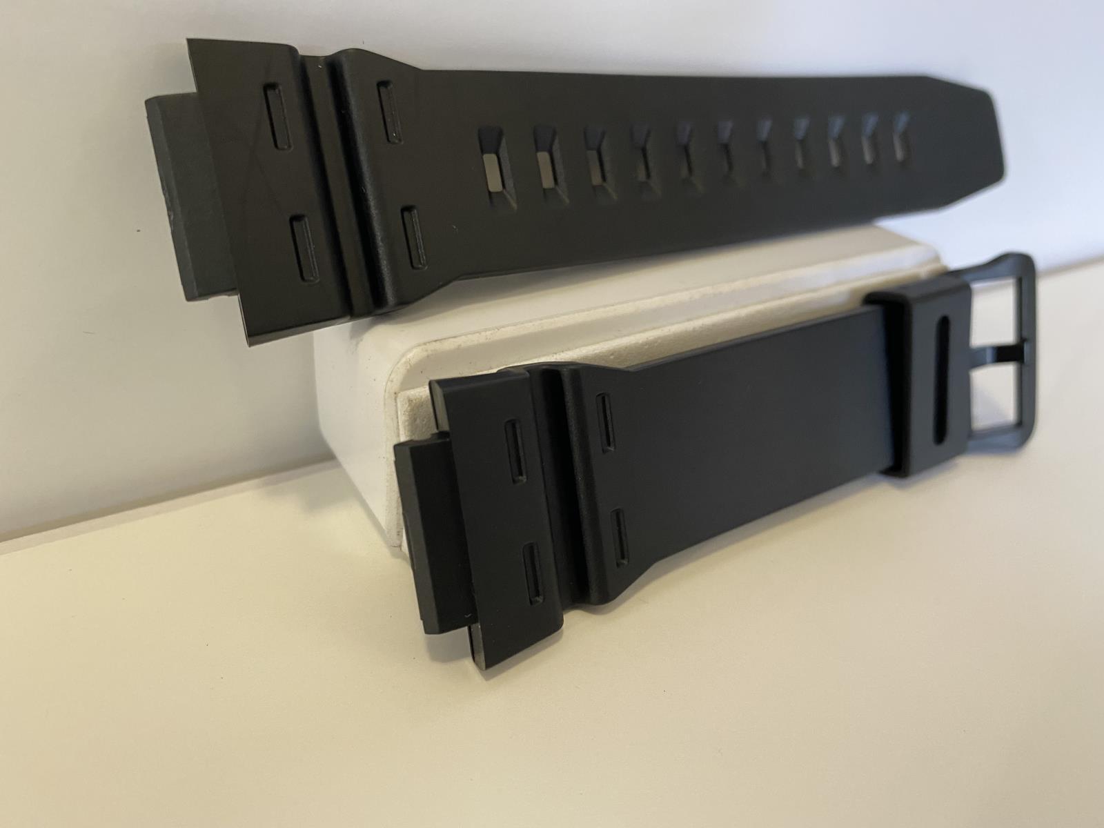 Casio Watchband Models: DW-291, W-737, AE-1500 Original Casio Strap Black Resin