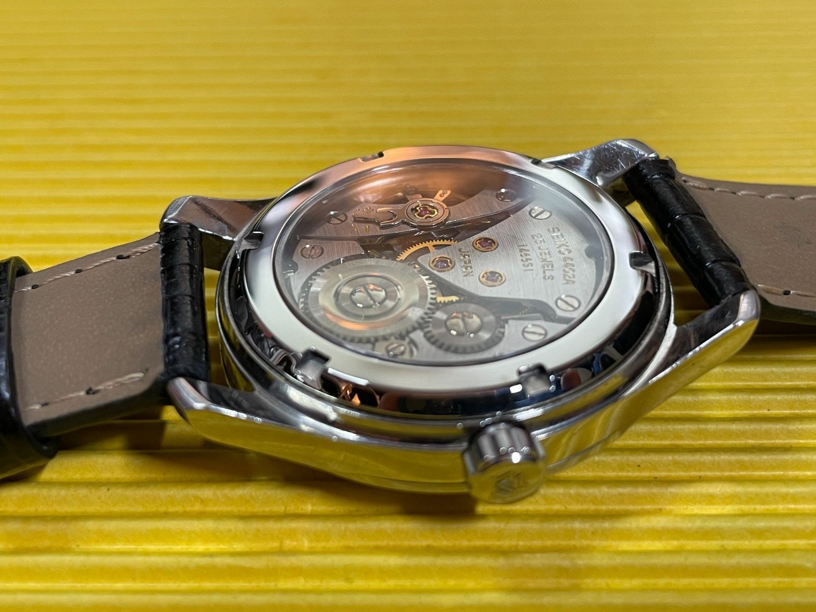 Seiko King Seiko 44KS Sapphire See-Through Case Back SUS316L From Japan