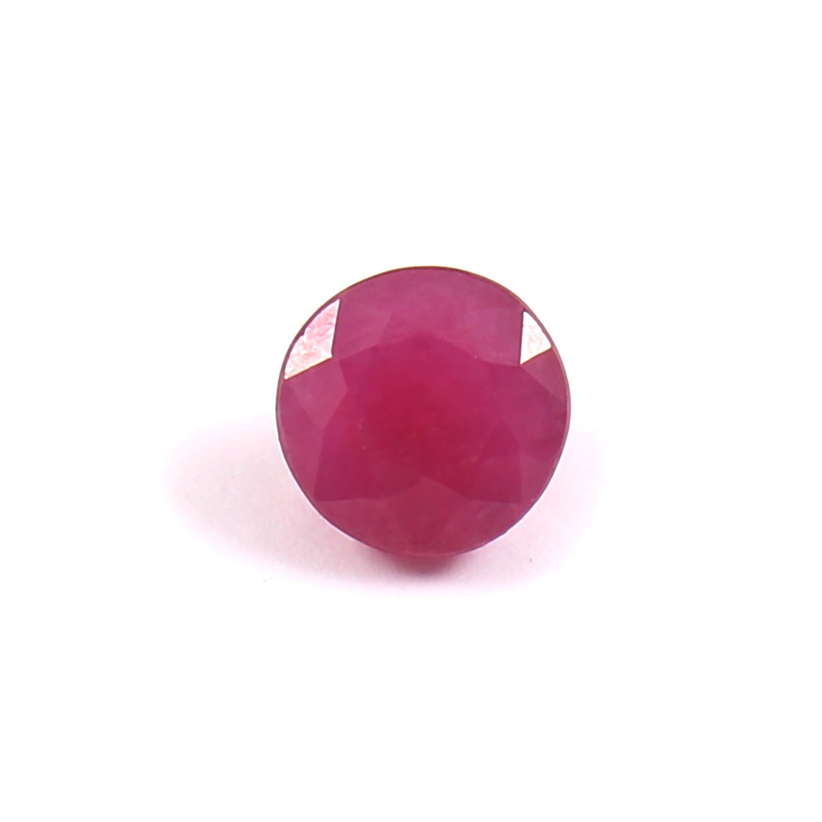 2.00 CT – Natural CERTIFIED Mozambique Ruby Loose Round Gemstone Cut 6.40 MM
